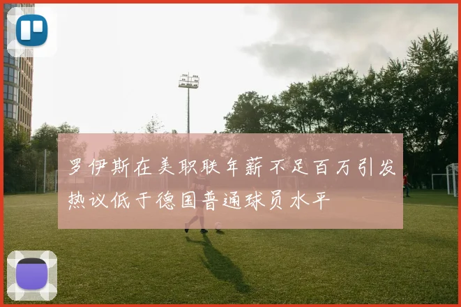 罗伊斯在美职联年薪不足百万引发热议低于德国普通球员水平